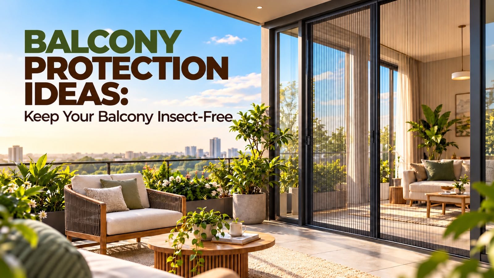 Balcony Protection Ideas: Keep Your Balcony Insect-Free