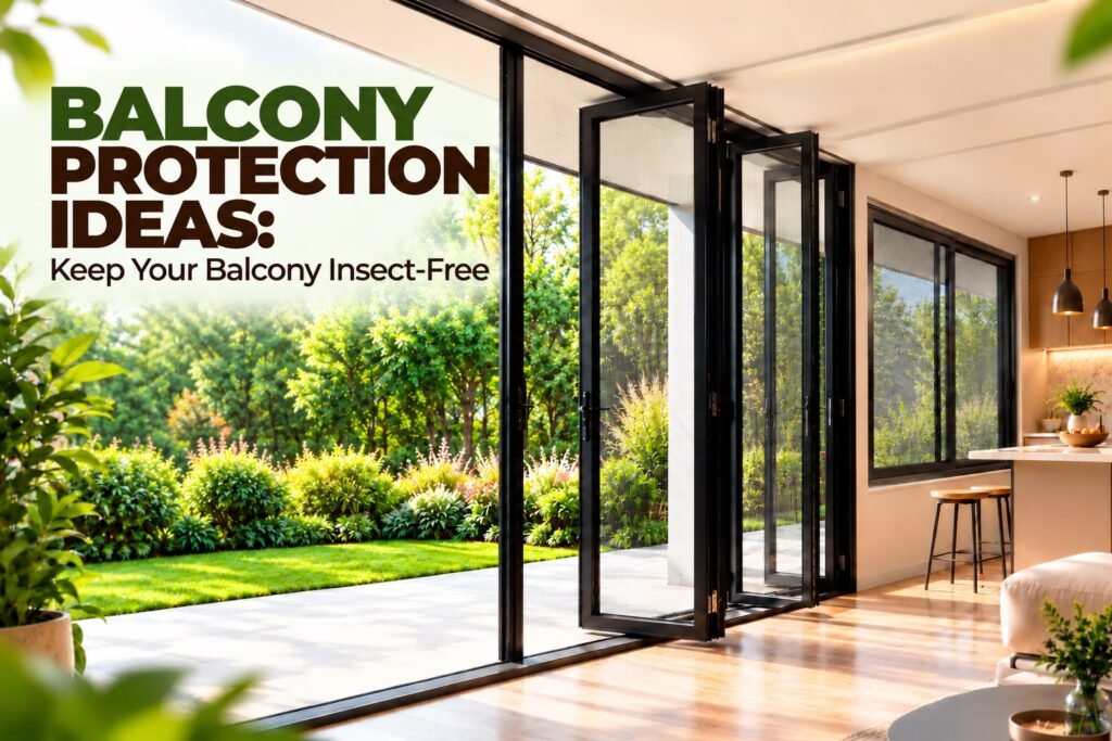 Balcony protection ideas to keep your balcony insect-free with premium mosquito mesh screens.